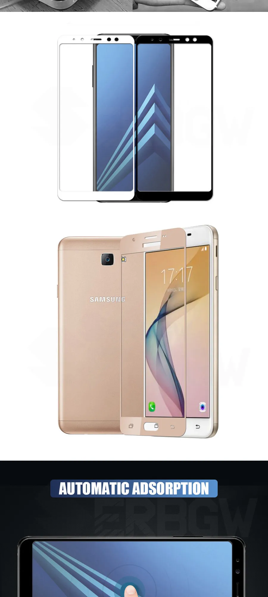 9D полностью закрывающая Защитная Стекло для Samsung Galaxy J3, J5, J7 года J2 J3 J7 J8 J4 J6 плюс S6 S7 закаленное Экран защитная пленка