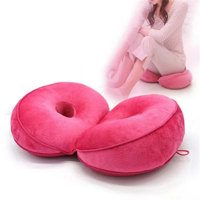 

Dual Comfort Seat Cushion Multifunctional Memory Foam of Hip Lift Seat Cushion Beautiful Butt Latex Seat Cushion Comfy for Home