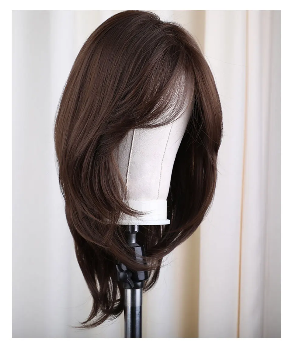 natural lisa com franja lateral resistente ao