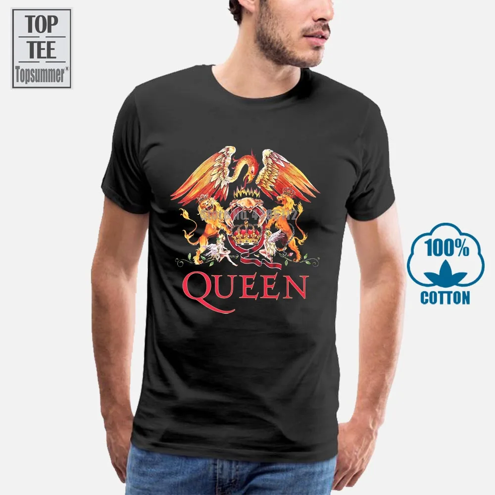 Official Queen Classic Crest T Shirt 