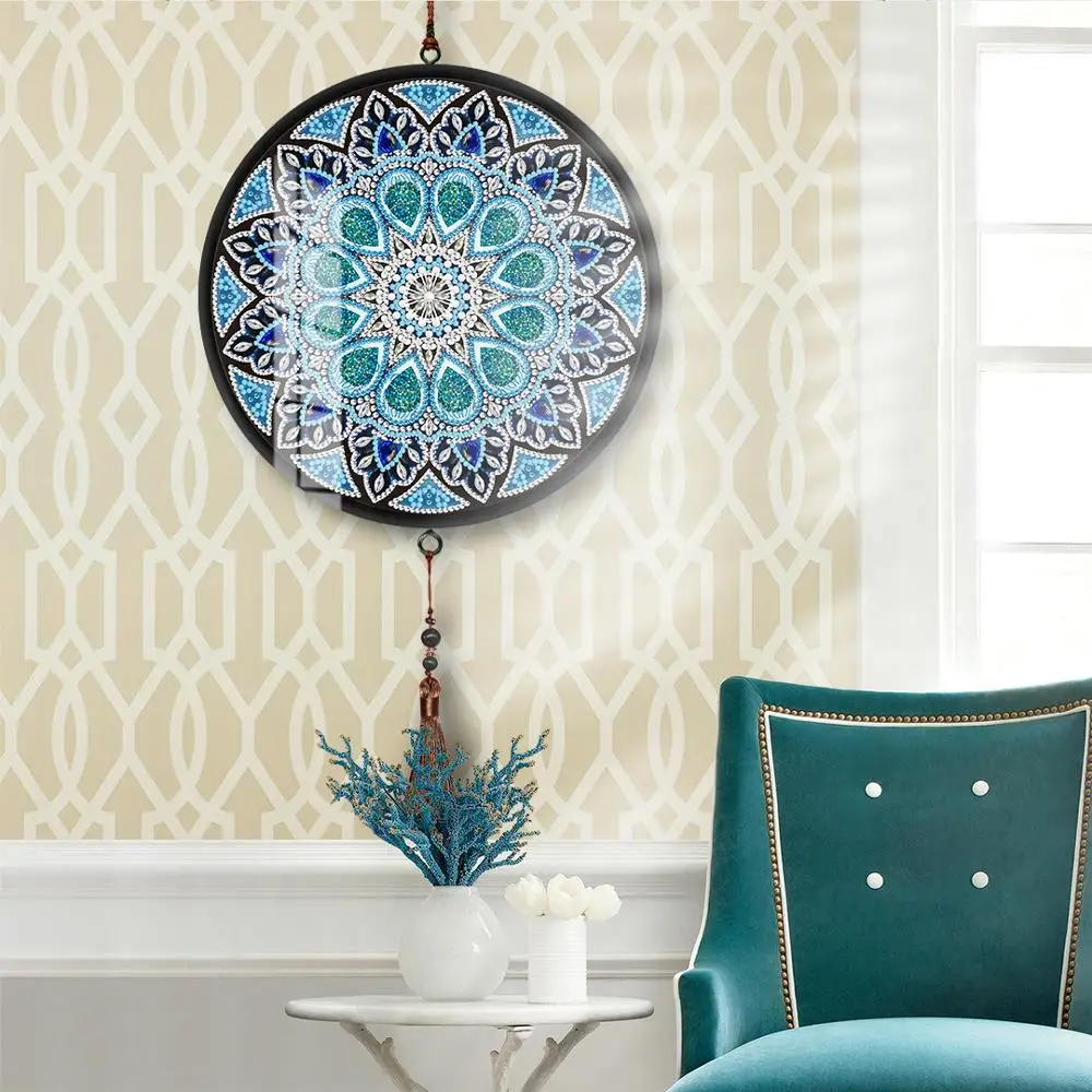 Günstig Gerahmte Diy Mosaik Runde Diamant Malerei Wand Kunst Zubehör Handwerk Neue Jahr Geschenk Mosaik Geschenk Kristall Handwerk YKH56