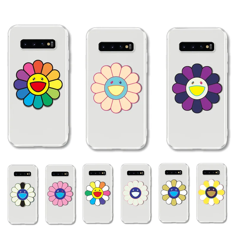 

Babaite takashi murakami flower Back phone Cover Soft TPU Cases for Samsung S10 S6 S6 edge S7 edge S8 Plus S9 Plus Coque Shell