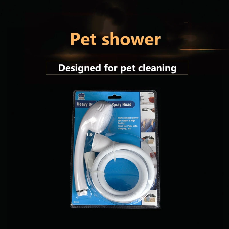 

Pet Shower Set Injection Molding Hand-held 7 * 18cm Multi-functional Dog Washing