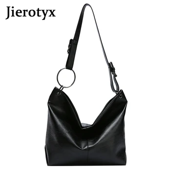 

JIEROTYX Women Shoulder Bags Totes Luxury Leather Bags For Women 2020 Large Handbag Lady Crossbody Bag Messenger Bags Wholesale