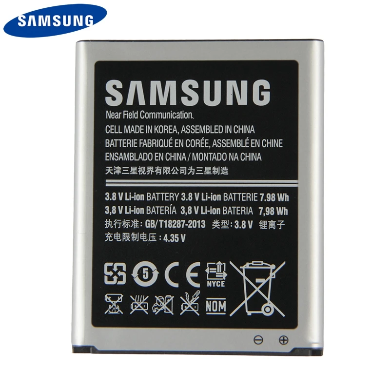 Сменный аккумулятор для телефона EB-L1G6LLU для samsung GALAXY S3 I9300 I9308 L710 I535 с NFC EB-L1G6LLA Аккумулятор 2100 мАч