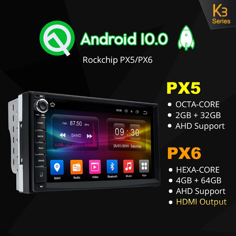 Ownice Android 10 0 Octa 8 ядро K3 K5 K6 Радио 2 din универсальный автомобильный плеер GPS no dvd
