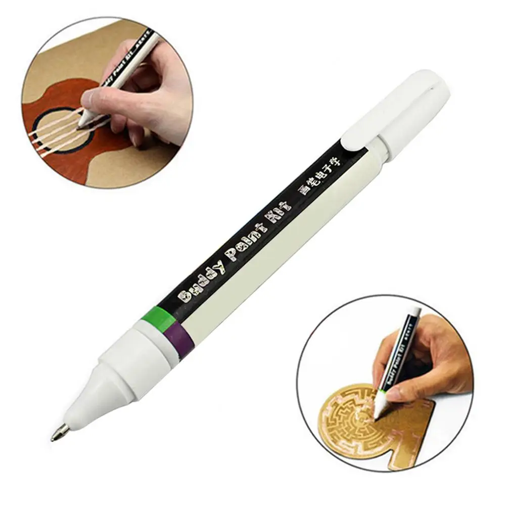 Ручка для рисования электропроводящей схемы 6 мл 1 шт. | Канцтовары офиса и дома