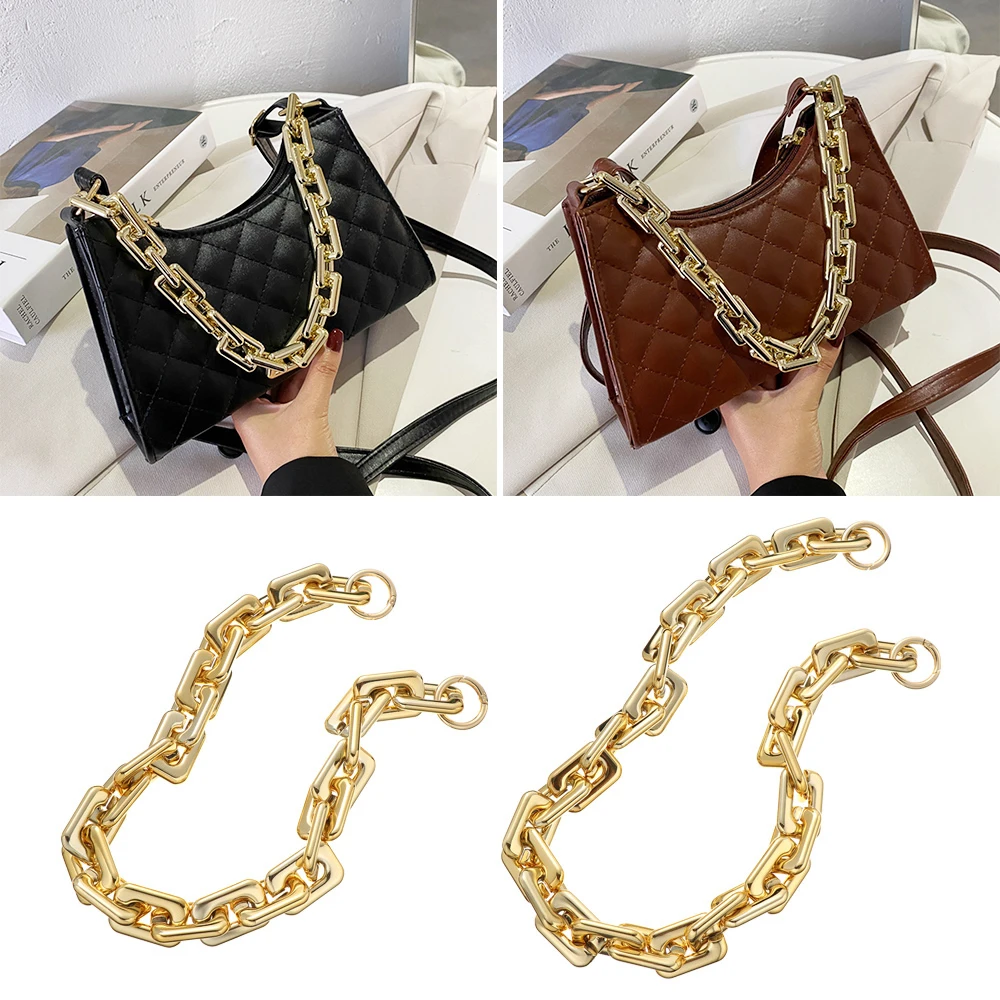 Gold Crossbody Chain Strap