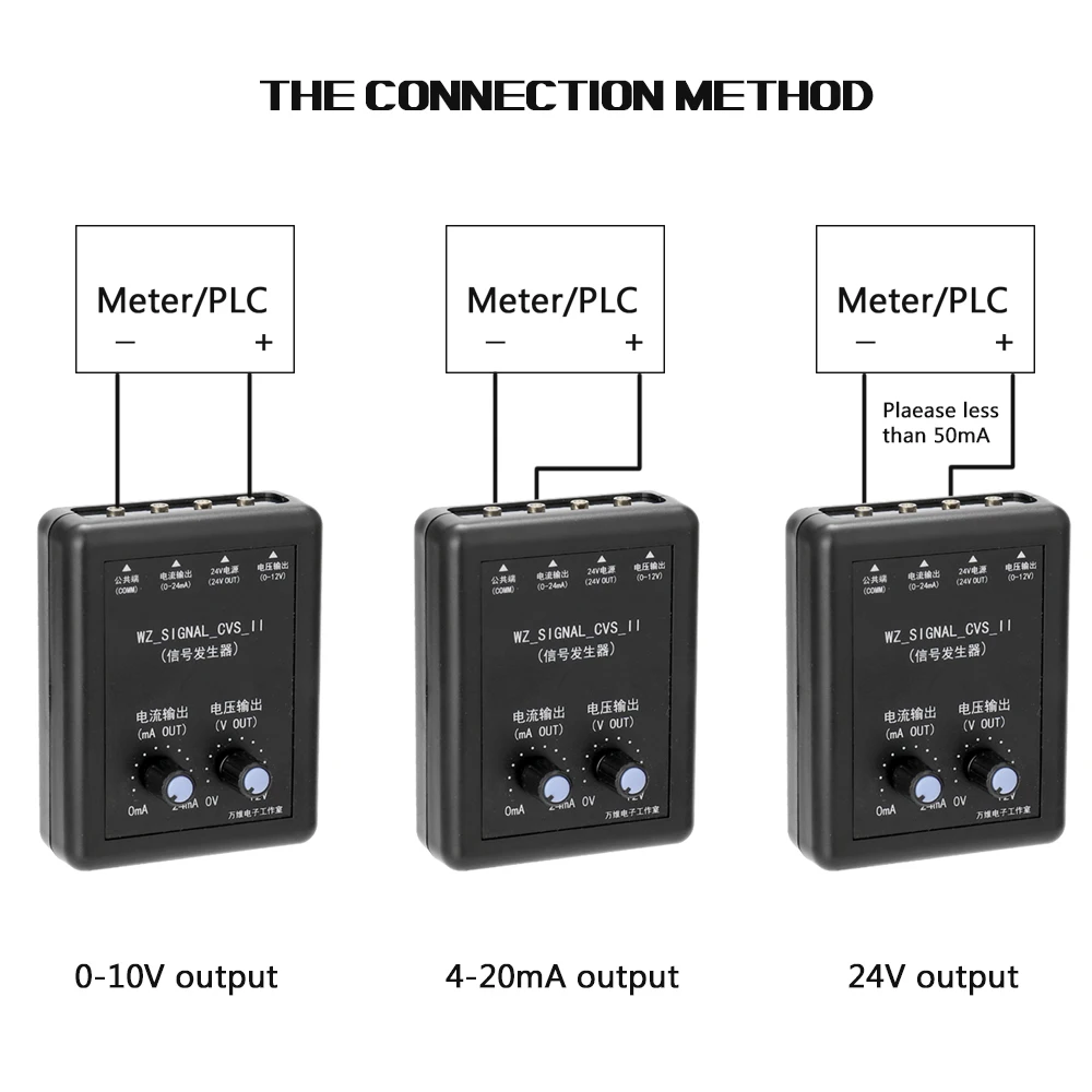 4-20mA 0-10V Signal Generator 24V Current Voltage Transmitter Signal Source Constant Current Source