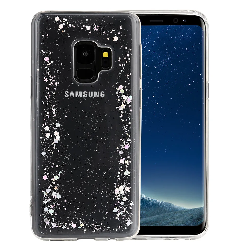 Pepmune Bling Glitter Silicone Soft Case For Samsung S8 Plus S10 S7 Edge A3 A5 A8 2018 Girl Cute Phone Cover Galaxy S9 |