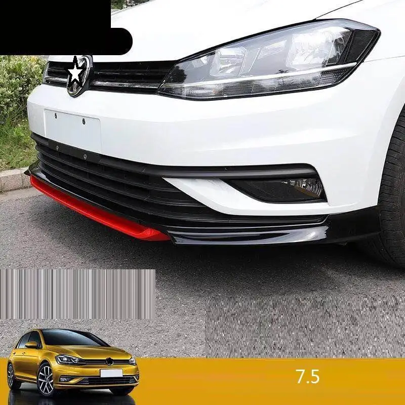 Parachoques Авто стиль молдинг протектор Coche модификация автомобиля бампер стикер Стайлинг молдинги 18 19 для Volkswagen Golf 7 - Цвет: Number 2