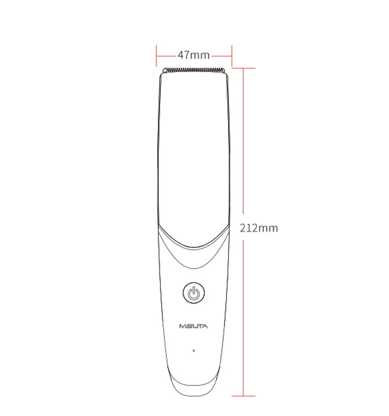 Baby Hair Trimmer USB Eletric Protable Low Noise Baby Care Children Shaver Kids Hair clipper images - 6