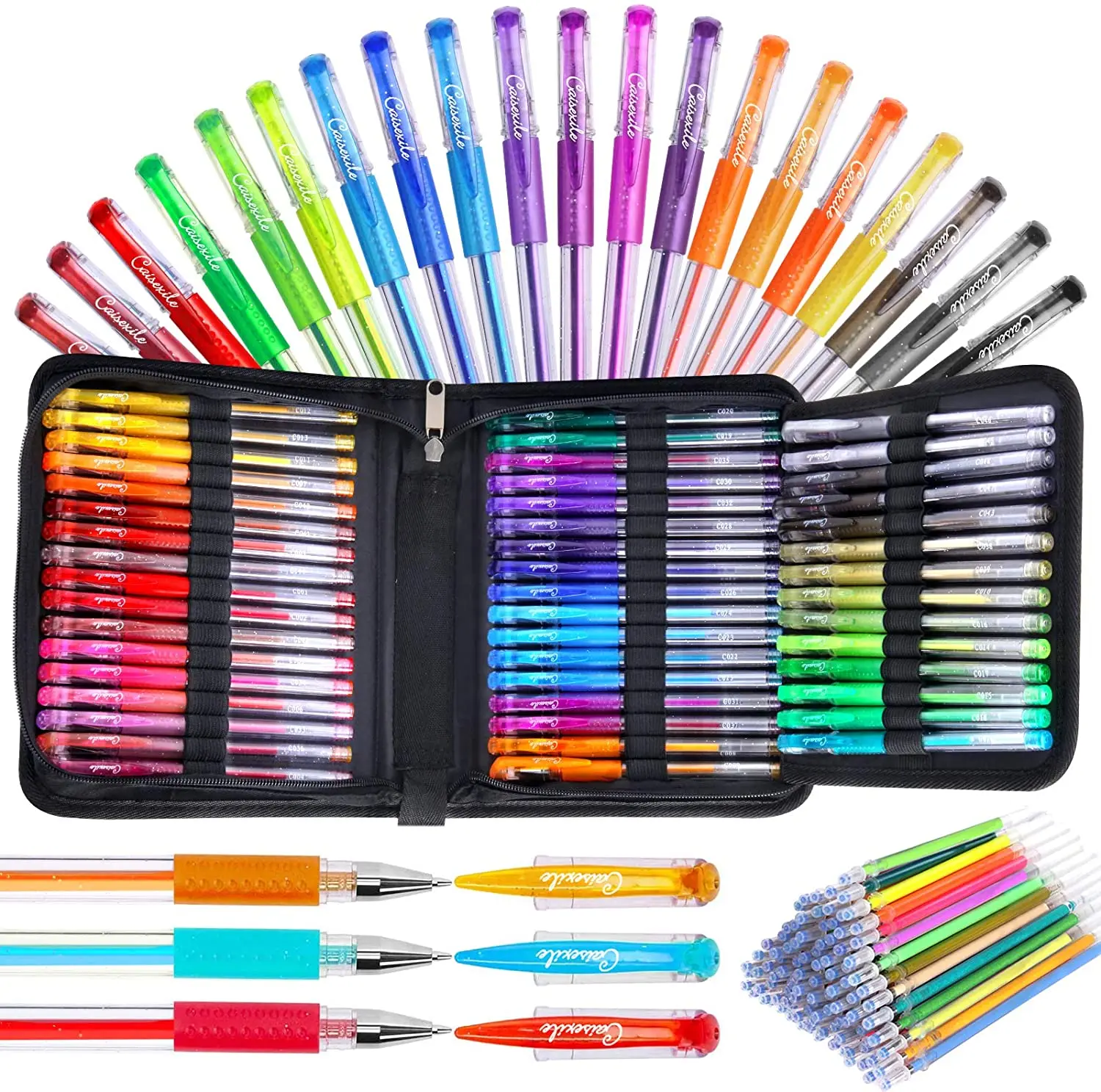 Glitter Gel Pens Adults Coloring Books  Set Colored Pencils Markers - 120  Painting - Aliexpress