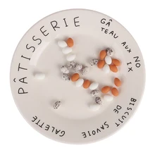 

10pcs/lot Simulation 1/12 Scale Eggs Food Model Pretend Play Kitchen Doll Food Accessories Toys Dollhouse Miniature