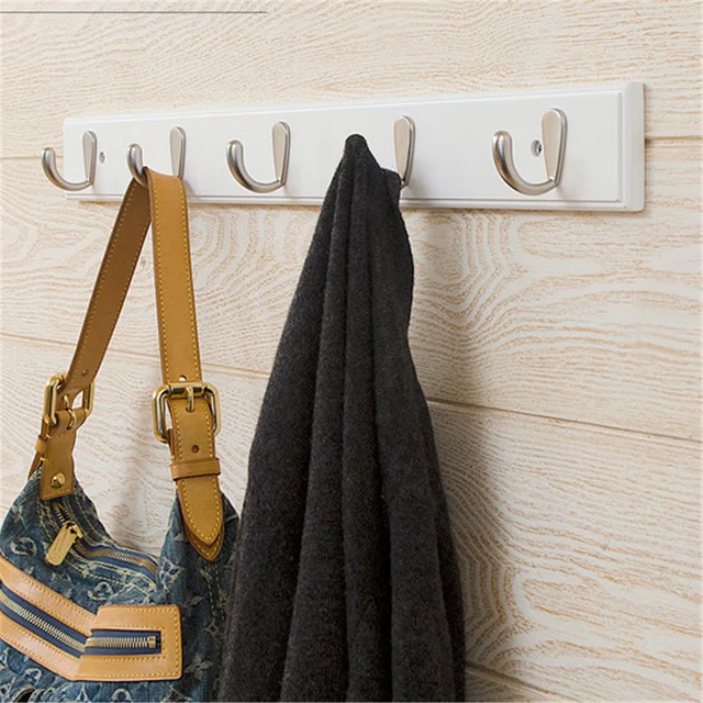 Wood Towel Coat Hook, Wood Clothes Shelf