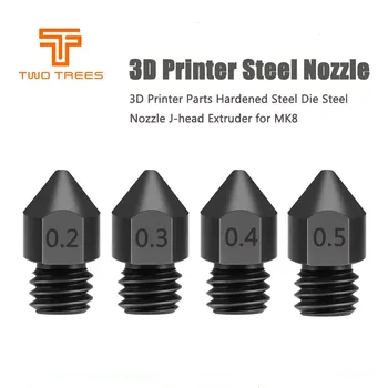 

MK7 MK8 Nozzle Super Hard Steel Mold Steel Corrosion-Resistant Extruder Threaded 1.75mm 3D Printer for Ender 3 Sapphire Pro