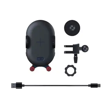 

10W Car IR Sensor Fast Qi Wireless Charger Mount Holder for 4.5-6.5 Mobile Phone