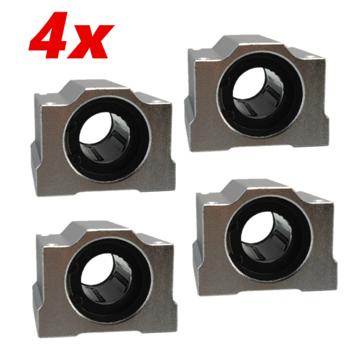

4Pcs/Set SCS20UU 20mm Aluminum linear ball bearing slide unit 20mm linear bearing block for DIY CNC Router Linear Slide for CNC