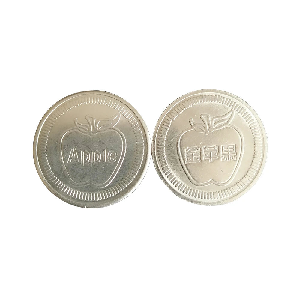 금속 아케이드 게임 토큰, 스테인레스 스틸 아케이드 게임 코인 토큰, 무료 배송, 100 개, 25mm-Freehip.co.kr