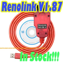 

2022 Newest V1.94 V1.87 Renolink for Ren Ault Renolink V1.87 Key/Airbag/ECM/UCH/Programmer OBD2 Car Diagnostic USB Cable