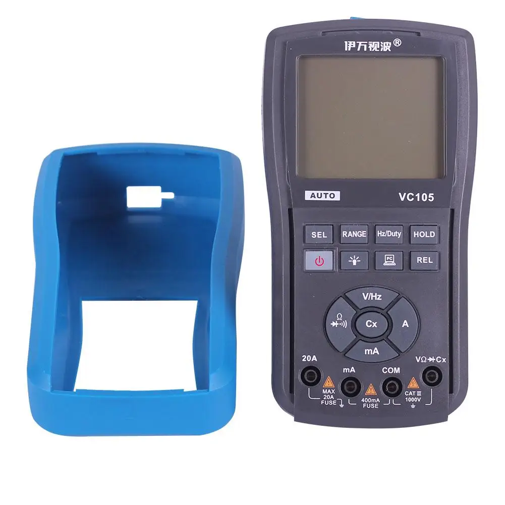 

VC105 LCD Digital Multimeter DC AC Voltage Current Resistance Diode Testing