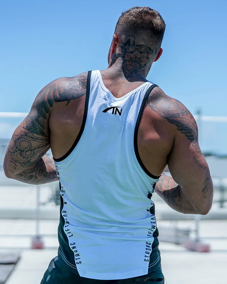 Облегающий Летний жилет без рукавов, Мужские дышащие тонкие женские спортивные облегающие быстросохнущие футболки для фитнеса
