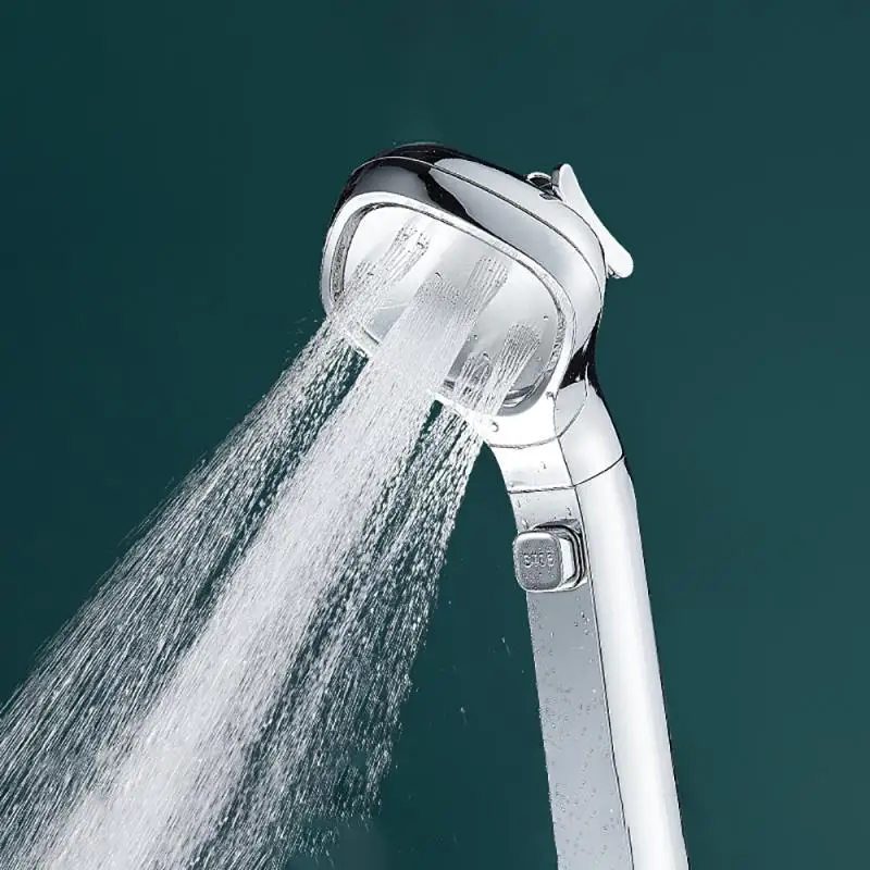 

Bathroom 4 Gear Pressurized Rainfall Shower Head Innovative Spray Gun Gear Sprayer High Pressure Water Saving