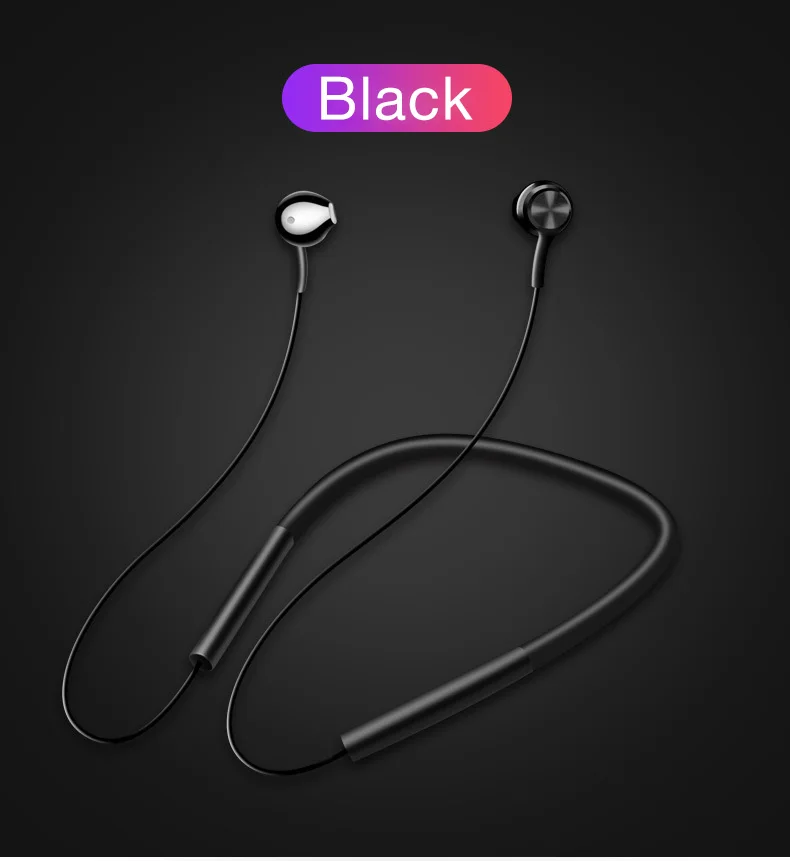 KUSDO Bluetooth наушники беспроводные магнитные шейные наушники громкой связи спортивные стерео наушники для samsung Xiaomi с микрофоном