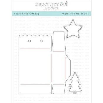 

NEW Metal Cutting Dies gift bag for Scrapbooking Steel Craft Die Cut Embossing Paper Card Album Stencil