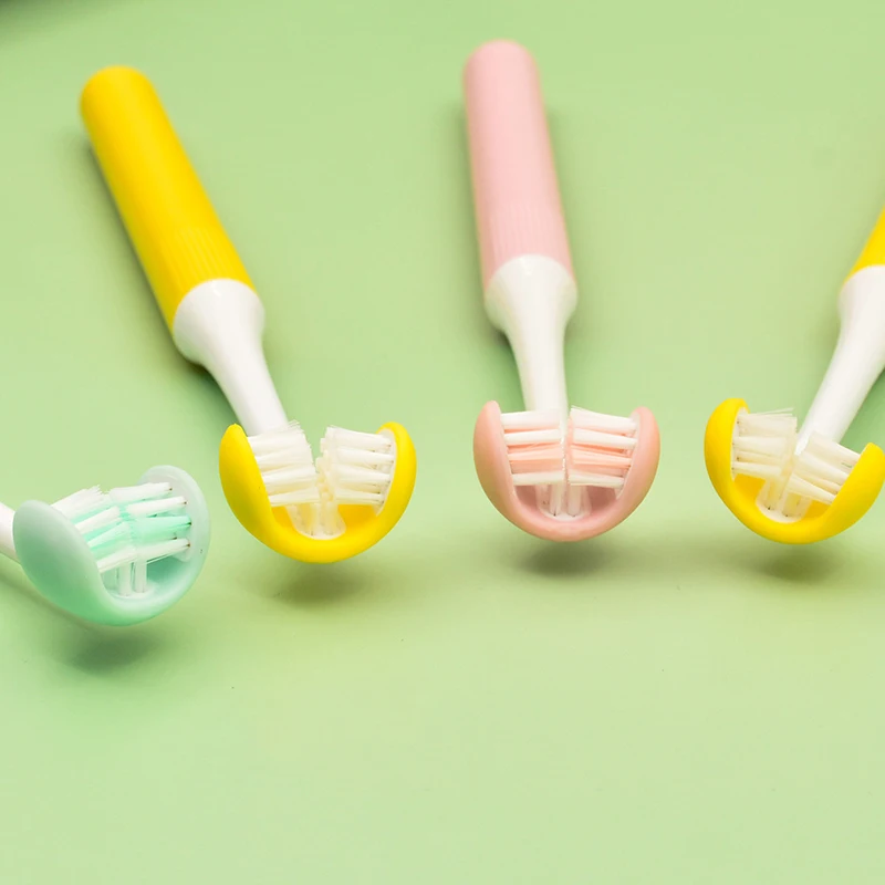 3 Sided Silicone Nano Brush Oral Care Safety Teeth Health Cleaner Dental Clean Toothbrush hot sale | Мать и