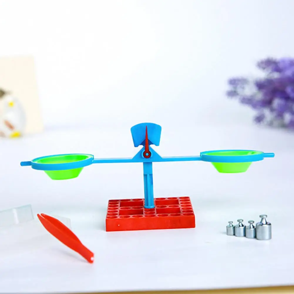 Physics Pallet Balance Kid Toy Scale Creative Educational DIY Self Assembly 3D Balance Scale Kids Toys