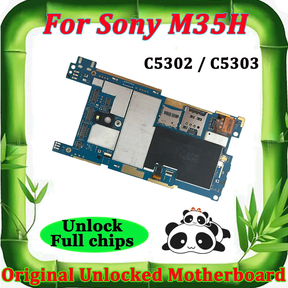Для sony Ericsson Xperia M35H C5302 C5303 Заводская разблокированная Материнская плата ОС Android материнская плата