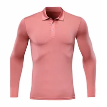 Golf Pgm мужские рубашки осень зима Гольф одежда футболка с длинным рукавом Настольный Теннис Спортивная рубашка удобные мужские футболки