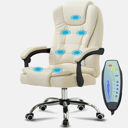 B2 without footrest Массажное кресло для офиса PU бытовой подъемный компьютерный стул Silla Gamer удобный механизм игровой стул Silla Oficina Cadeira Gamer - Цвет: B2 without footrest