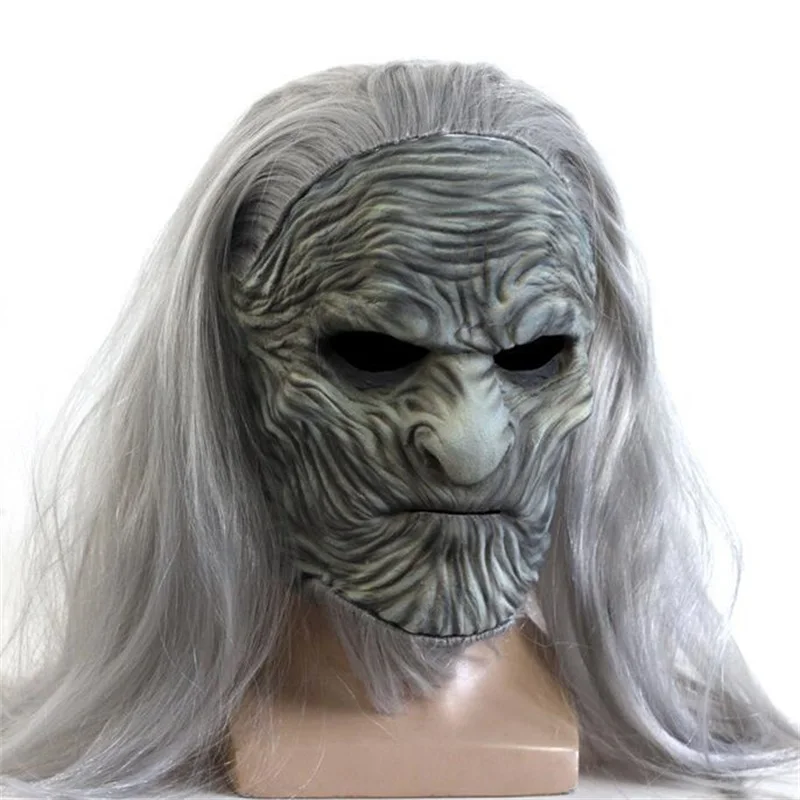 

Game Of Thrones Season 8 The White Walkers Night King Costume Mask Cosplay Prop Mask