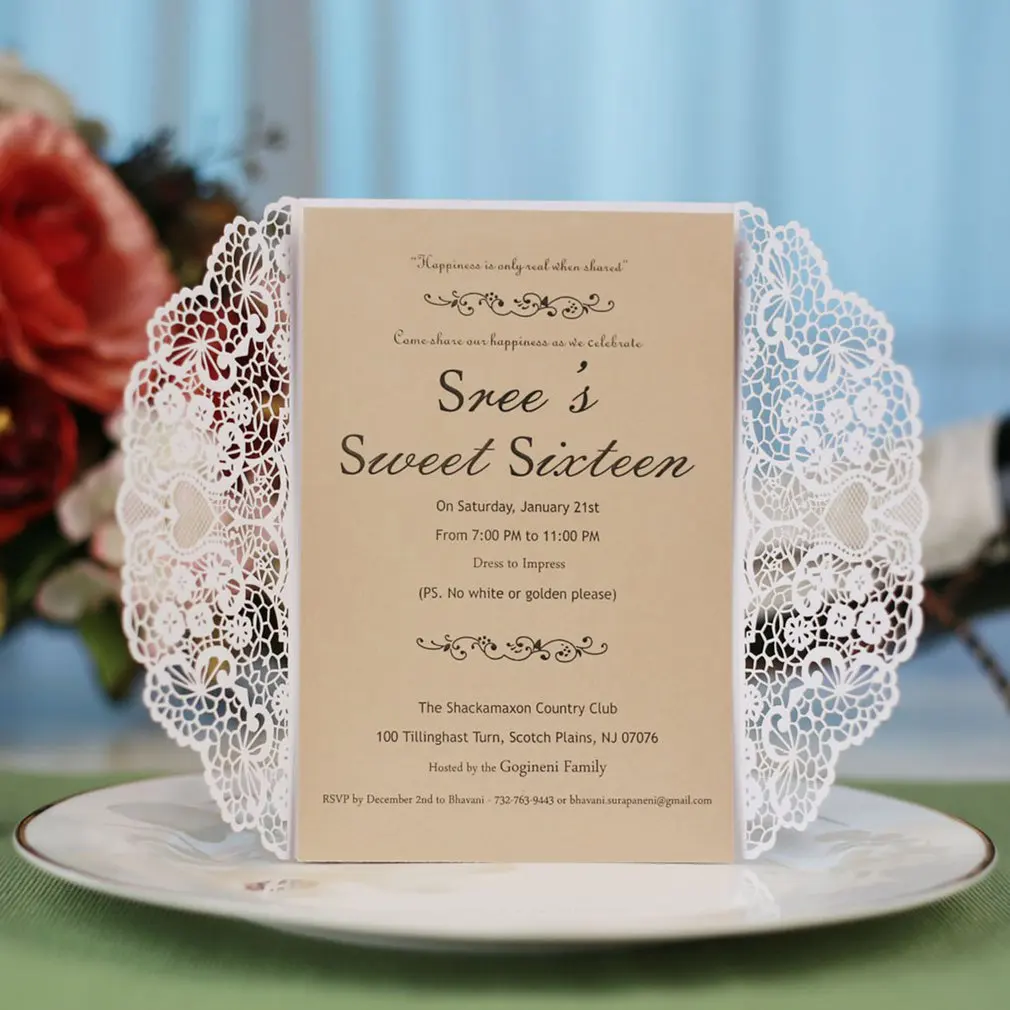  D099 Invitation Cover Cutting Dies Handy Mini Stencils Album Paper Card Craft Decoration Cards Deco - 4000347003339