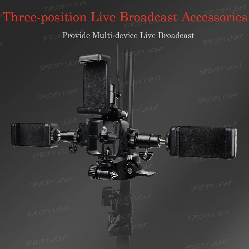 10 26cm LED Studio Camera Ring Light Kit Photography Photo Camera Ring Light With Tripod USB Plug For Phone Holder Make Up Youtube A (1)