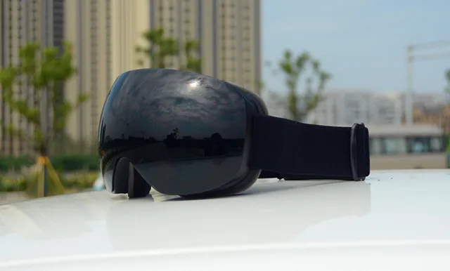 Новые лыжные очки двойные противотуманные большие сферические полностью покрытые настоящая пленка UV400 cola близорукость/HX12 специальные лыжные очки без отверстий