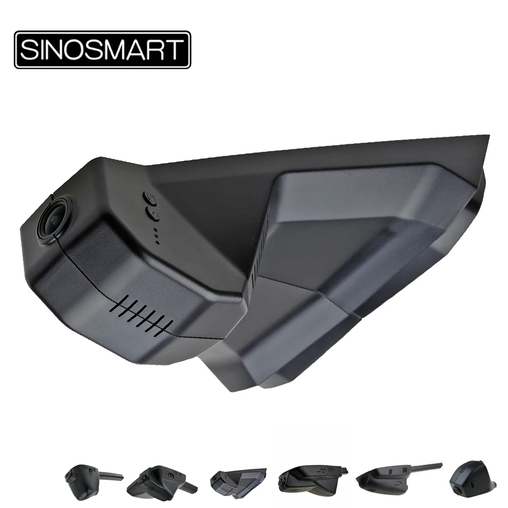 SINOSMART Novatek 96672 Автомобильная Wifi DVR камера для Peugeot 308 408 3008 4008 5008 Управление по