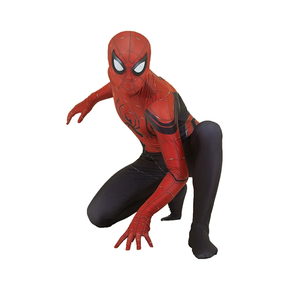 Аниме Marvel Человек-паук маскарадный костюм том Холланд Железный Человек-паук зентай Детский Взрослый комбинезон боди вечерние Хэллоуин