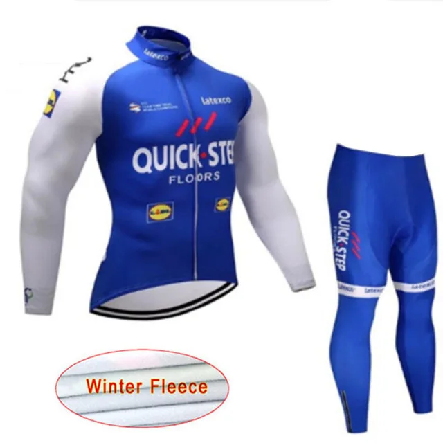 Велосипедная спортивная одежда супер теплый быстрый шаг Велоспорт Джерси Зимняя Теплая Флисовая MTB велосипедная одежда комбинезон комплект Ropa Ciclismo - Цвет: 13