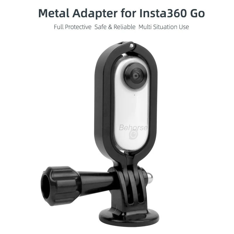 Металлический Адаптер для Insta360 go с расширенной рамкой + база винт адаптер