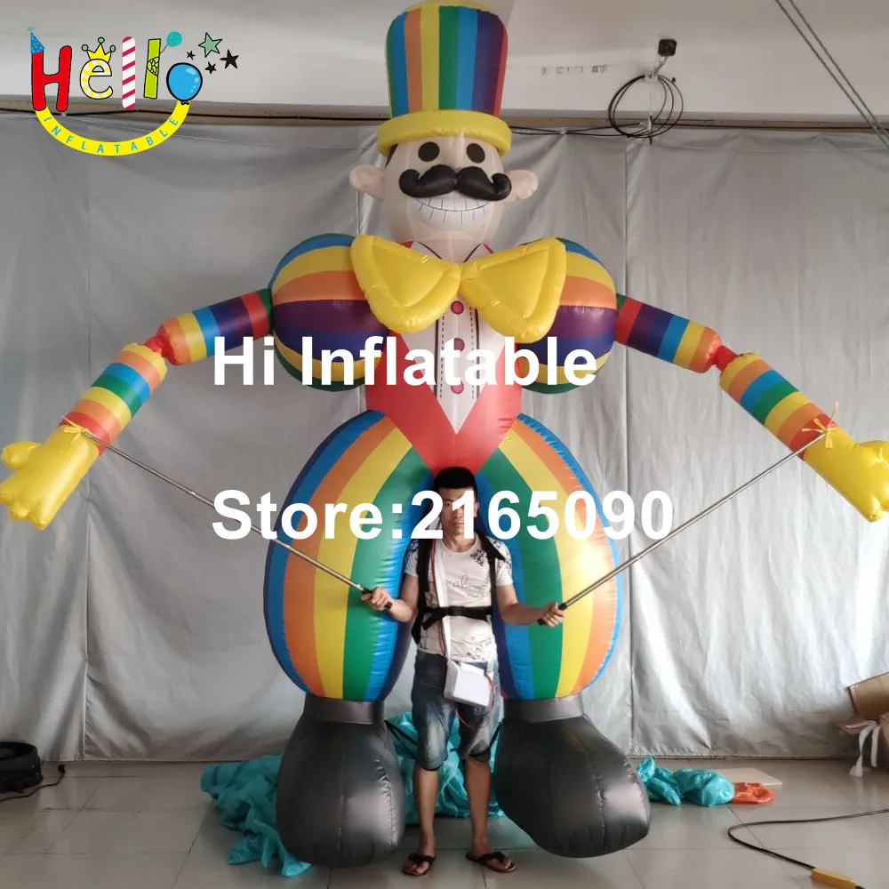 3.5m high funny activity colourful outdoor event decoration inflatable clown puppet | Дом и сад