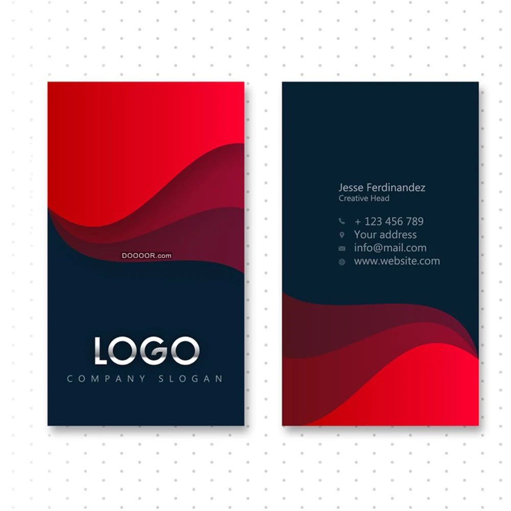 100PCS cheap customized full-color double-sided printing business card 300GMG paper