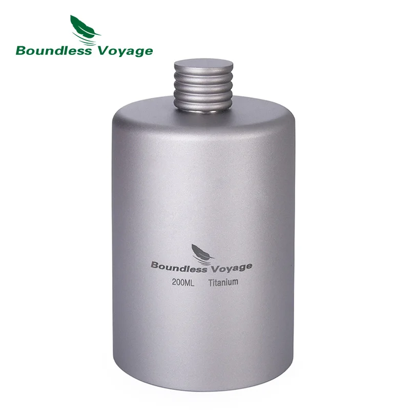 Титановая фляжка для вина Boundless Voyage Outdoor Ti1579B|titanium hip flask|flask titaniumflask |