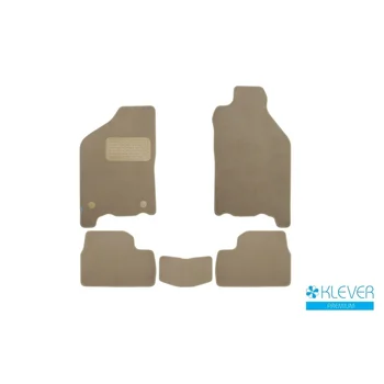 

Floor mats Klever premium 2115 1997-2013 Gray. 5 PCs (textiles, beige)