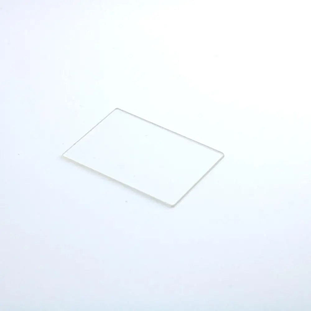 clear size 30x30mm square N-bk7 optical glass plate