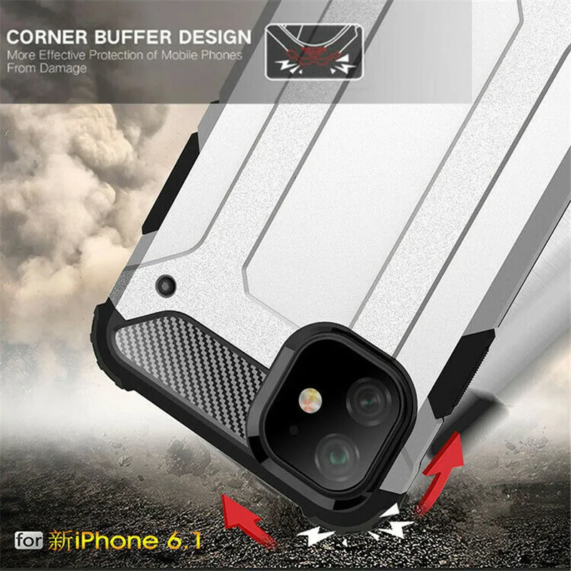 Чехол Scorpio Armor для Apple iPhone 11 Pro Max X XS XR 8 7 Plus 6 6S 5 5S SE военный класс прочный защитный чехол для телефона 100 шт