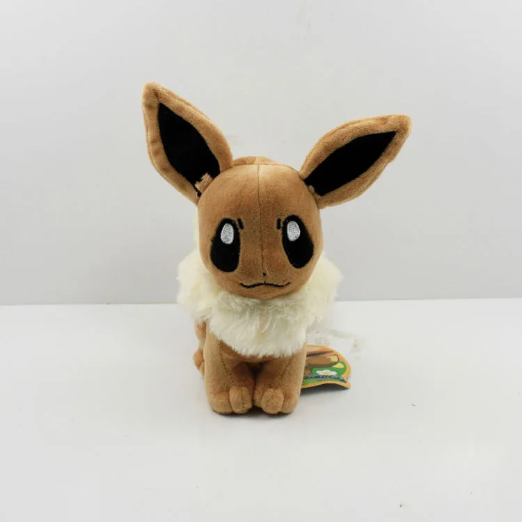 20 см 9 шт./партия плюшевые игрушки Аниме Мягкие Sylveon Eevee Espeon Jolteon vaporion Flareon Glaceon куклы игрушки для детей