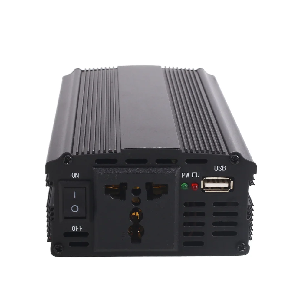 DC12V To AC220V Converter Car Inverter Adapter Premium Power Inverter for Aluminum